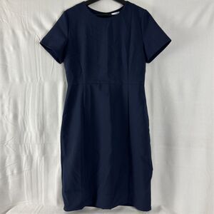 Elegant Navy Midi Dress